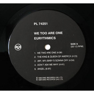 Eurythmics - We Too Are One 1989 UK Version Vinyl LP ***READY TO SHIP from Hong Kong***